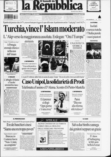 Il lunedì de La repubblica